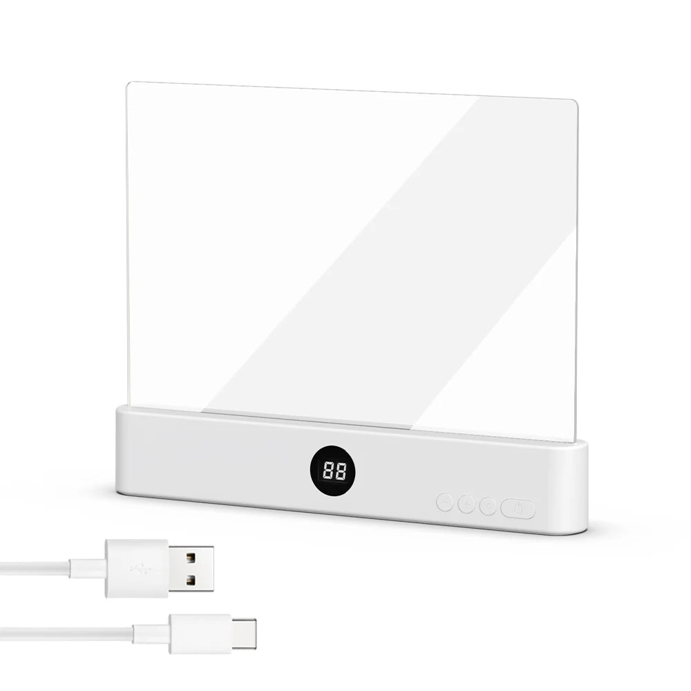 FlatGlow™️ - Ultra-Thin LED Book Light | 3 Colors & Eye Protection