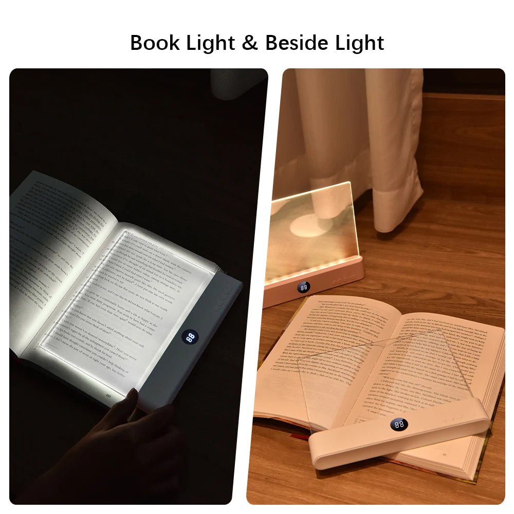 FlatGlow™️ - Ultra-Thin LED Book Light | 3 Colors & Eye Protection