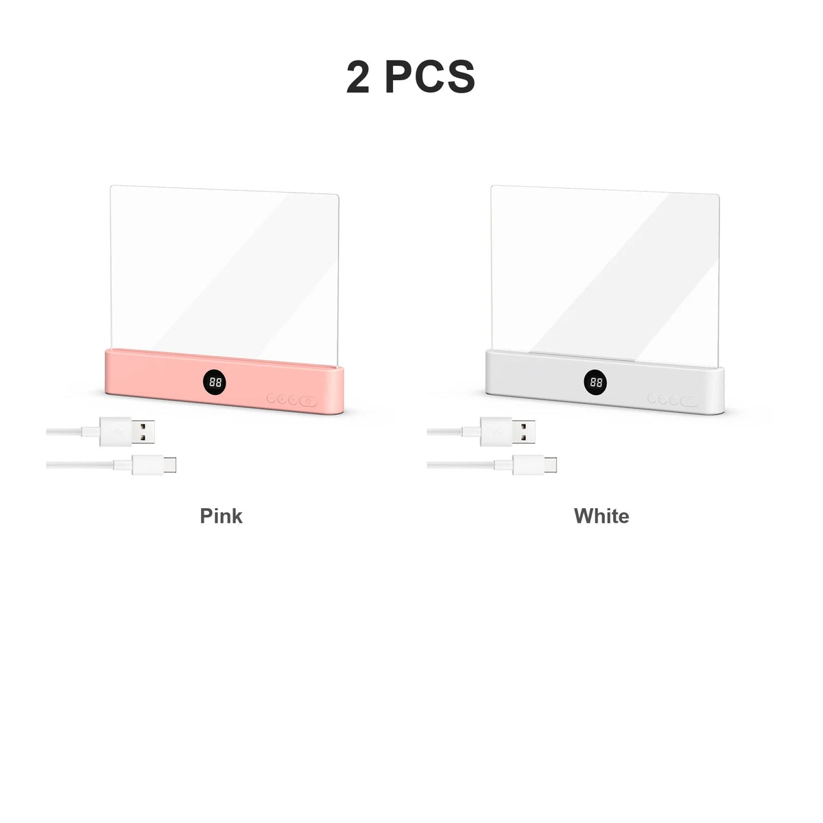 FlatGlow™️ - Ultra-Thin LED Book Light | 3 Colors & Eye Protection
