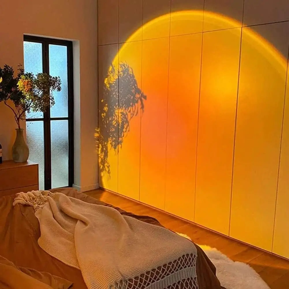 GRIVELO®️ SunsetGlow - 360° Sunset Projection Lamp | Aesthetic Room Decor